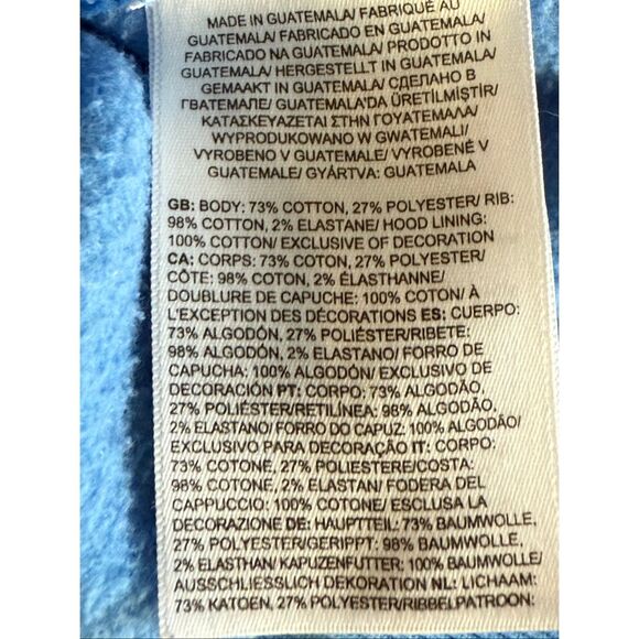 The North Face Men’s XXL Blue Graphic Half Dome Hoodie – Cotton Blend, - Picture 9 of 9